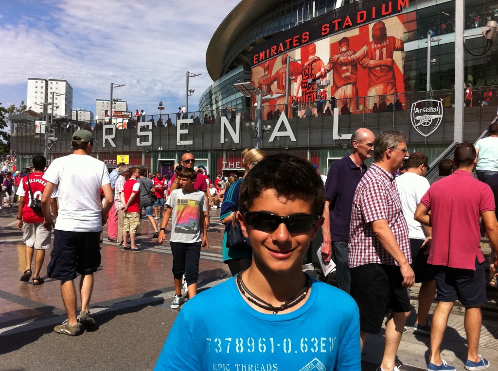 Our first English Premier League soccer game!