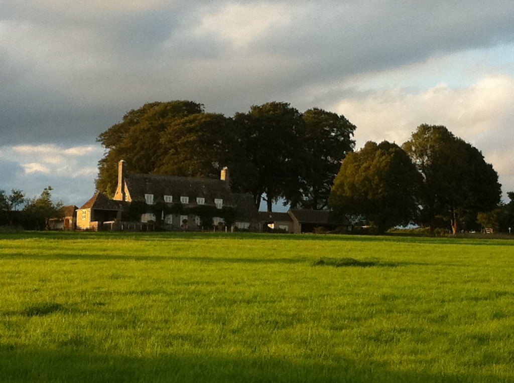 Old stone manor houses and farms dot the countryside