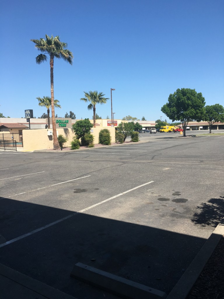 View from motel in Orland